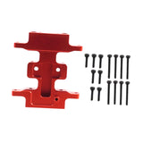 Maxbell RC Center Gearbox Mount Plate Part Toy 1:24 RC Car Transmission Bottom Mount red