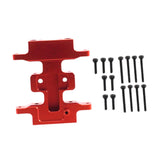 Maxbell RC Center Gearbox Mount Plate Part Toy 1:24 RC Car Transmission Bottom Mount red