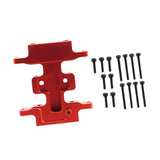 Maxbell RC Center Gearbox Mount Plate Part Toy 1:24 RC Car Transmission Bottom Mount red