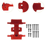Maxbell RC Center Gearbox Mount Plate Part Toy 1:24 RC Car Transmission Bottom Mount red