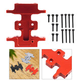 Maxbell RC Center Gearbox Mount Plate Part Toy 1:24 RC Car Transmission Bottom Mount red