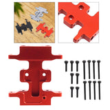 Maxbell RC Center Gearbox Mount Plate Part Toy 1:24 RC Car Transmission Bottom Mount red