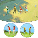 Maxbell 4Pcs 1:64 Scale Miniature Golfer Figures Ornaments Painted Tiny People Model without Bag