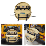 Maxbell RC Spare Tire Cover Backpack for 1/8 Scale Sturdy Nylon Miniature Decoration