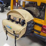 Maxbell RC Spare Tire Cover Backpack for 1/8 Scale Sturdy Nylon Miniature Decoration