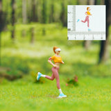 Maxbell 3x 1:64 Scale Miniature Figures Running Tiny Small Miniature Scene Figurines