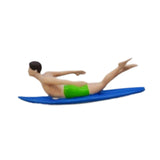 Maxbell 1/64 Miniature Surfing Figure Collectibles Layout Props Painted Beach Surfer Style B