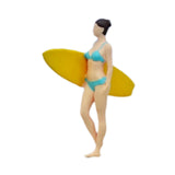 Maxbell 1/64 Miniature Surfing Figure Collectibles Layout Props Painted Beach Surfer Style E
