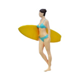Maxbell 1/64 Miniature Surfing Figure Collectibles Layout Props Painted Beach Surfer Style E