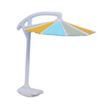 Maxbell 1/64 Miniature Beach Umbrella Mini Garden Photography Props Beach Tiny Model