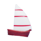 Maxbell 1/64 Miniature Sailboat Collection Ornament Dollhouse Accessories Small Boat