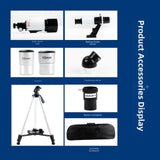 Maxbell Astronomical Telescope Focal Length of 400 mm Refractor for Adults Beginners