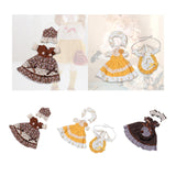Maxbell 2Pcs 1:6 BJD Doll Dress Clothing Soft Dress up for 11.81 inch Gift for Girls brown