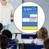 Maxbell Letter Learning Pocket Chart Alphabet Pocket Organizer for Kids Kindergarten