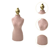 Maxbell Necklace Display Stand Fashion Pendant Chain Organizer for Dresser Home Shop Pink