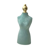 Maxbell Necklace Display Stand Fashion Pendant Chain Organizer for Dresser Home Shop Green