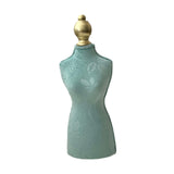 Maxbell Necklace Display Stand Fashion Pendant Chain Organizer for Dresser Home Shop Green