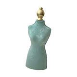 Maxbell Necklace Display Stand Fashion Pendant Chain Organizer for Dresser Home Shop Green