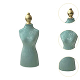 Maxbell Necklace Display Stand Fashion Pendant Chain Organizer for Dresser Home Shop Green