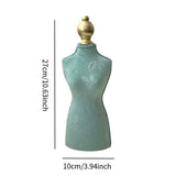 Maxbell Necklace Display Stand Fashion Pendant Chain Organizer for Dresser Home Shop Green