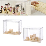 Maxbell Transparent Display Case Dustproof for Action Figure Showcase Model Showcase S