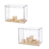 Maxbell Transparent Display Case Dustproof for Action Figure Showcase Model Showcase S
