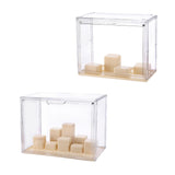 Maxbell Transparent Display Case Dustproof for Action Figure Showcase Model Showcase S