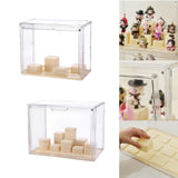 Maxbell Transparent Display Case Dustproof for Action Figure Showcase Model Showcase S