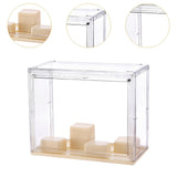 Maxbell Transparent Display Case Dustproof for Action Figure Showcase Model Showcase S