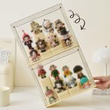 Maxbell Transparent Display Case Dustproof for Action Figure Showcase Model Showcase L