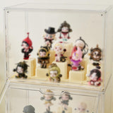 Maxbell Transparent Display Case Dustproof for Action Figure Showcase Model Showcase L