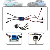 Maxbell 2322 Outrunner Brushless Motor and AM32 ESC for MN78 1/12 RC Car Truck Model