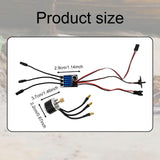 Maxbell 2322 Outrunner Brushless Motor and AM32 ESC for MN78 1/12 RC Car Truck Model