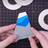 Maxbell Model Fine Line Masking Tape Flexible PVC for DIY Paint Art Color Separation 12 mm Width