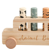 Maxbell Wooden Popup Toys Fine Motor Skills Educational Game for Kids Traveling Gift