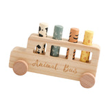 Maxbell Wooden Popup Toys Fine Motor Skills Educational Game for Kids Traveling Gift