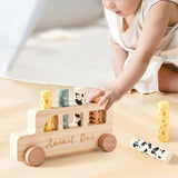 Maxbell Wooden Popup Toys Fine Motor Skills Educational Game for Kids Traveling Gift