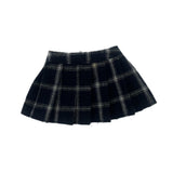 Maxbell 1/6 Plaid Pleated Skirt Soft Accessory Mini Skirt for 12 inch Female Figures