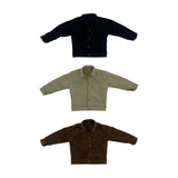 Maxbell 1/6 Male Figure Coat Dress up Stylish Doll Jacket for 12 inch Action Figures Black