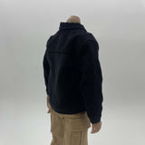 Maxbell 1/6 Male Figure Coat Dress up Stylish Doll Jacket for 12 inch Action Figures Black