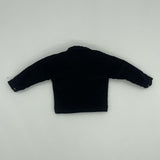 Maxbell 1/6 Male Figure Coat Dress up Stylish Doll Jacket for 12 inch Action Figures Black