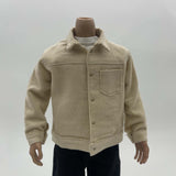 Maxbell 1/6 Male Figure Coat Dress up Stylish Doll Jacket for 12 inch Action Figures Khaki