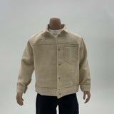 Maxbell 1/6 Male Figure Coat Dress up Stylish Doll Jacket for 12 inch Action Figures Khaki