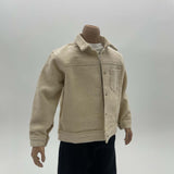 Maxbell 1/6 Male Figure Coat Dress up Stylish Doll Jacket for 12 inch Action Figures Khaki