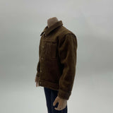 Maxbell 1/6 Male Figure Coat Dress up Stylish Doll Jacket for 12 inch Action Figures Brown