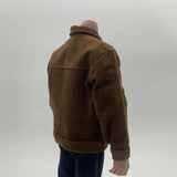 Maxbell 1/6 Male Figure Coat Dress up Stylish Doll Jacket for 12 inch Action Figures Brown