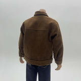 Maxbell 1/6 Male Figure Coat Dress up Stylish Doll Jacket for 12 inch Action Figures Brown