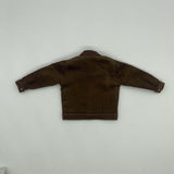 Maxbell 1/6 Male Figure Coat Dress up Stylish Doll Jacket for 12 inch Action Figures Brown