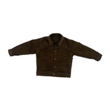 Maxbell 1/6 Male Figure Coat Dress up Stylish Doll Jacket for 12 inch Action Figures Brown