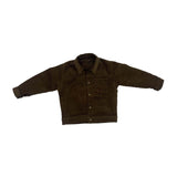 Maxbell 1/6 Male Figure Coat Dress up Stylish Doll Jacket for 12 inch Action Figures Brown